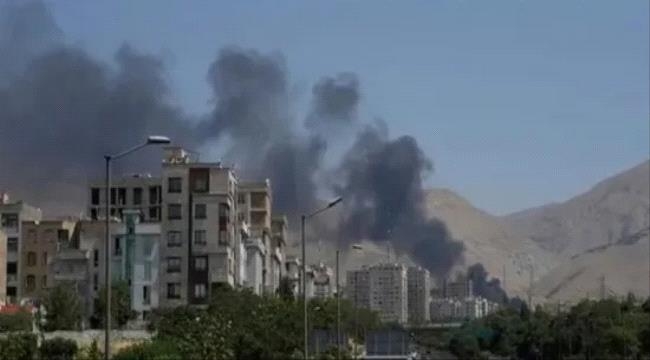 ضربات إسرائيلية قرب مبنى الهلال الأحمر الإيراني