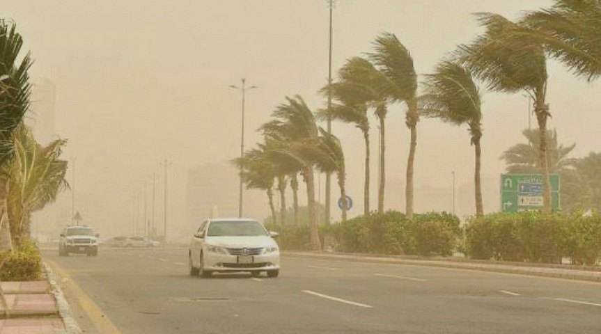 'الأرصاد': عوالق ترابية على محافظة شرورة
