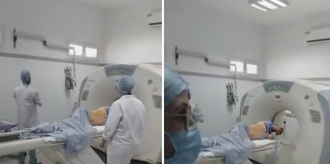 المستشفى الجهوي بسيدي بوزيد يشــهد لأول مرة عملية إزالة كيس من الكبـد تحت مراقبة المفراس