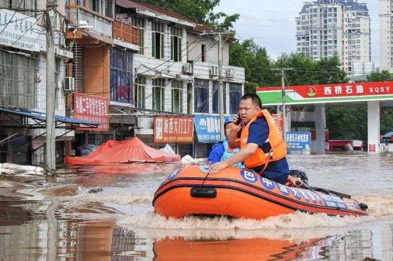 Thousands evacuated as severe flooding hits southern China