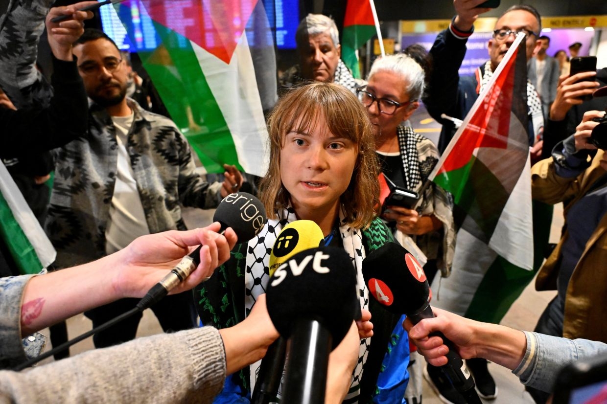 Greta Thunberg, once unpopular on Chinese social media, rises in esteem on Gaza