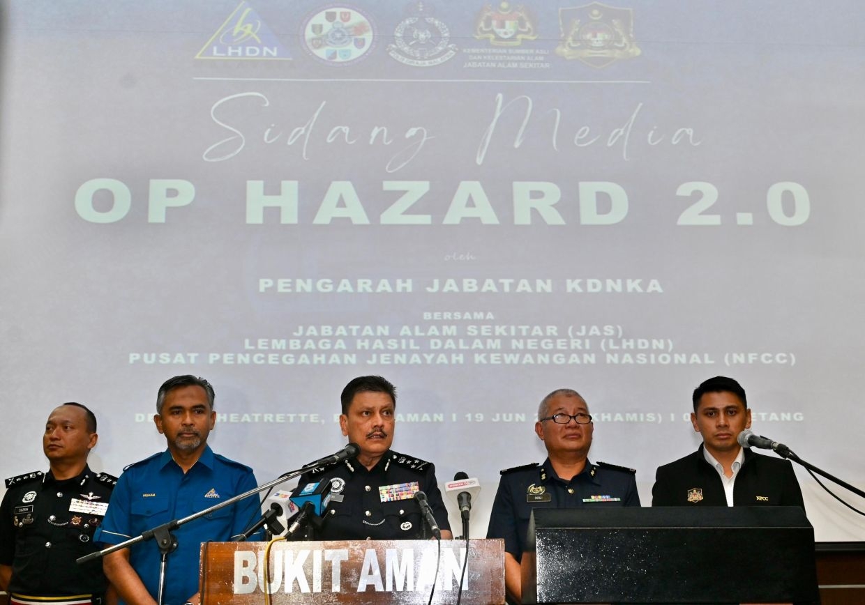 RM500mil in e-waste seized in Ops Hazard 2.0