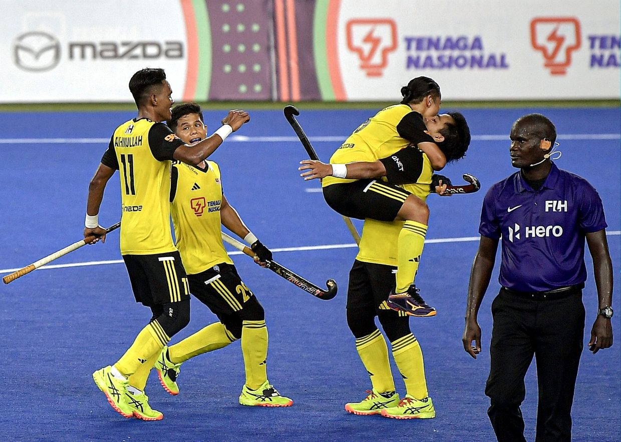 Malaysia downs S. Africa 4-2, sets up 5th place playoff with Wales at Nations Cup