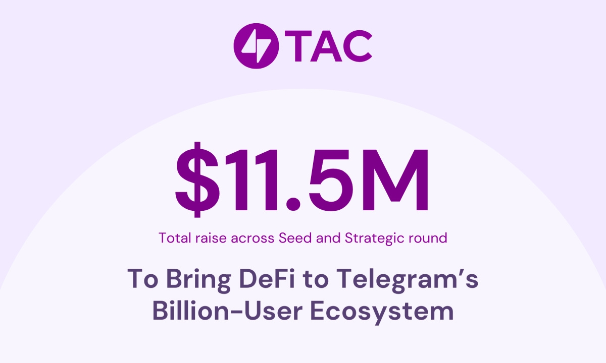 TAC Raises $11.5M to Bring DeFi to Telegram's Billion-User Ecosystem