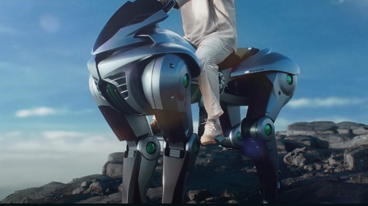 Kawasaki is developing a robot to be ridden like a horse