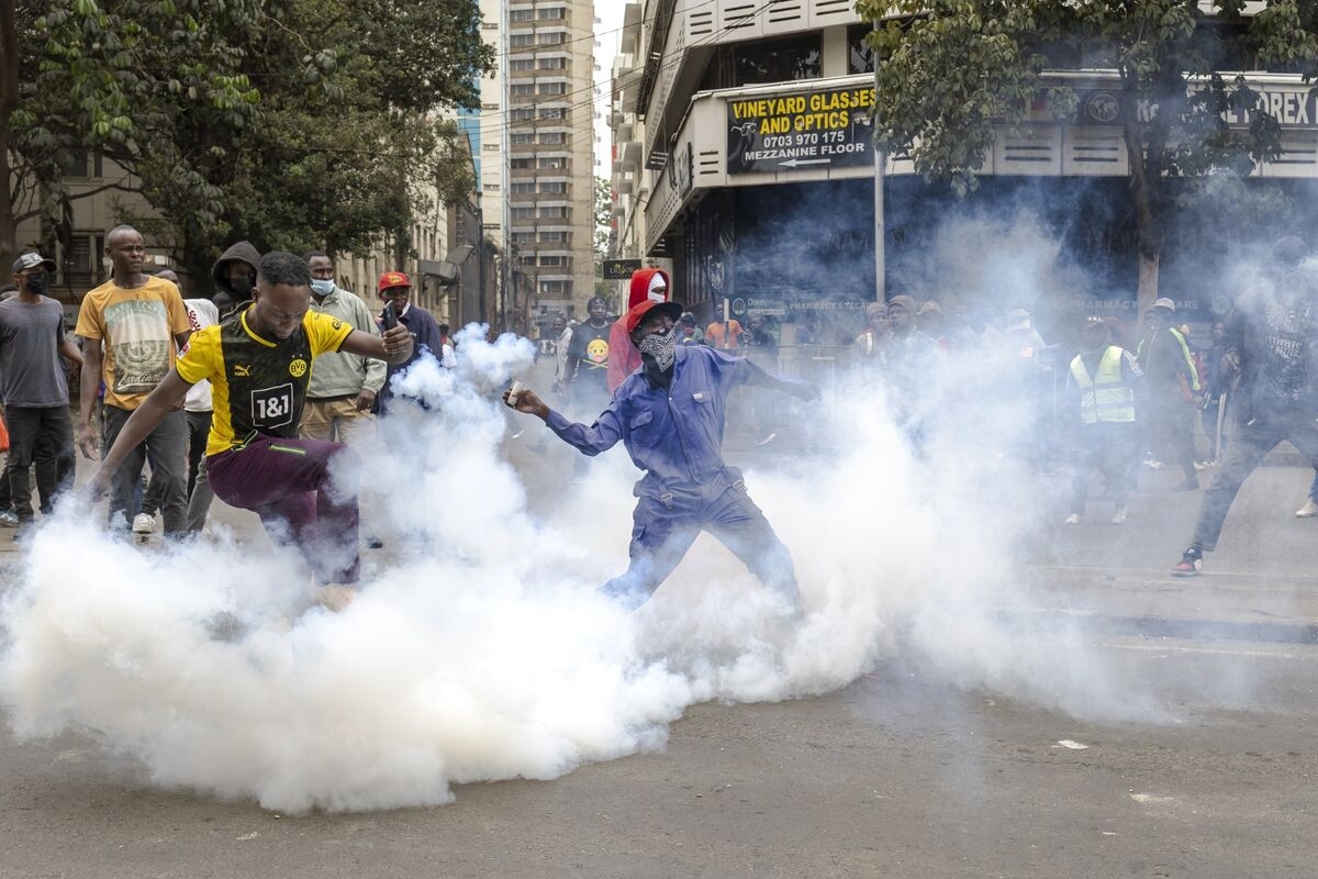 Whip-Wielding Bikers Attack Kenya Protesters, Dozens Hurt