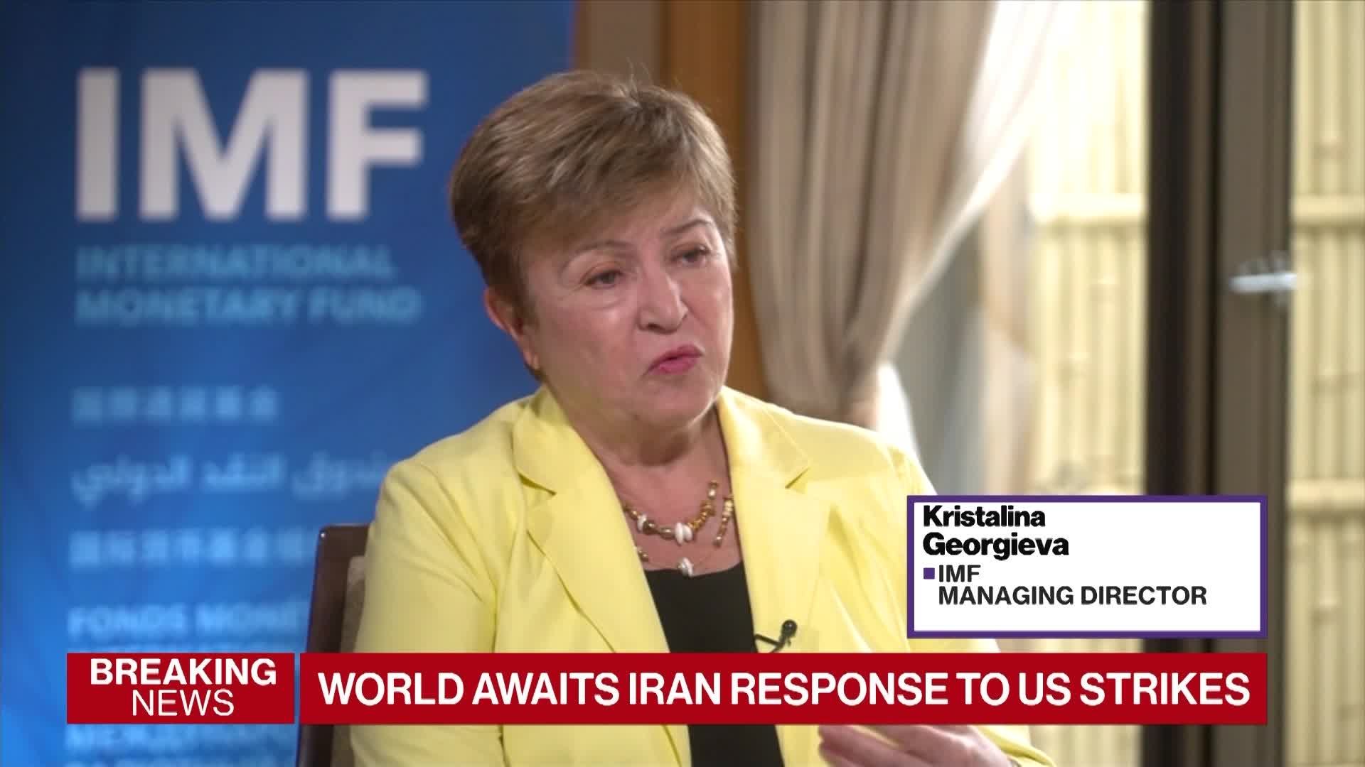 IMF Georgieva on Eco Impact from MidEast Conflict