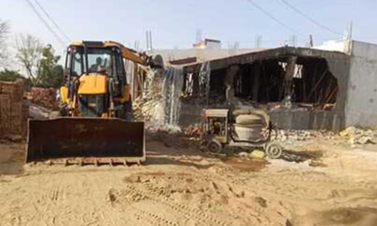 DTCP demolishes ten illegal colonies in Gurugram's Sohna block