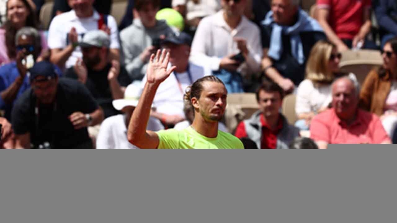 French Open: Zverev marches into quarter-finals after Griekspoor retires mid-match