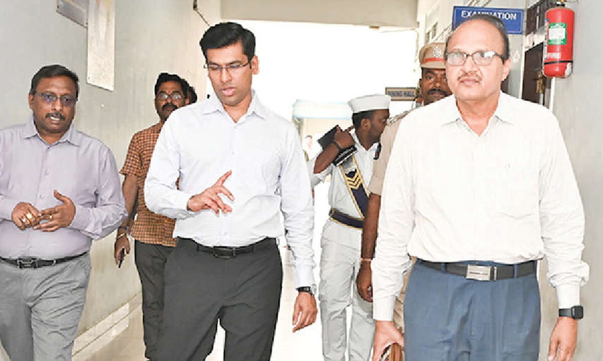 DSC online exams begin smoothly in Tirupati