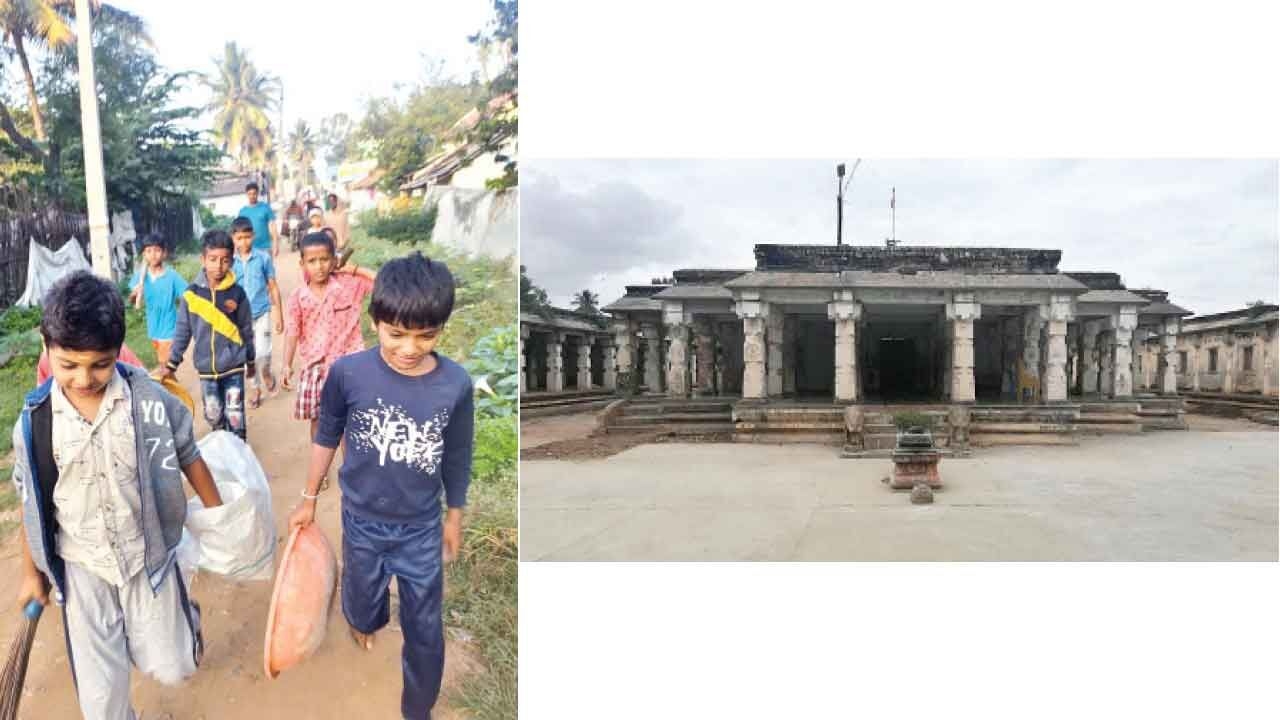 Village youth restore 14th century Venugopalaswamy Temple