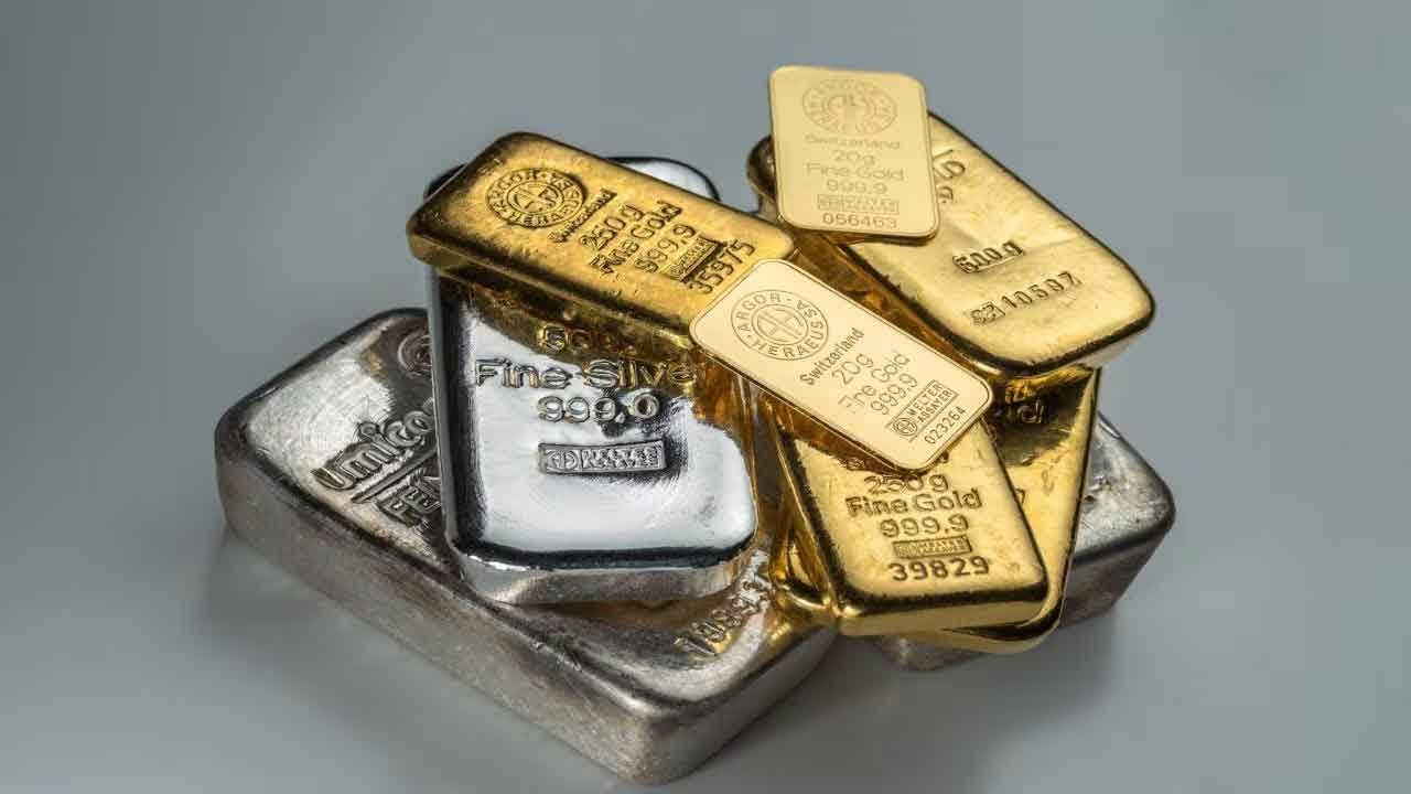 Gold falls Rs 1,200, silver up by Rs 100