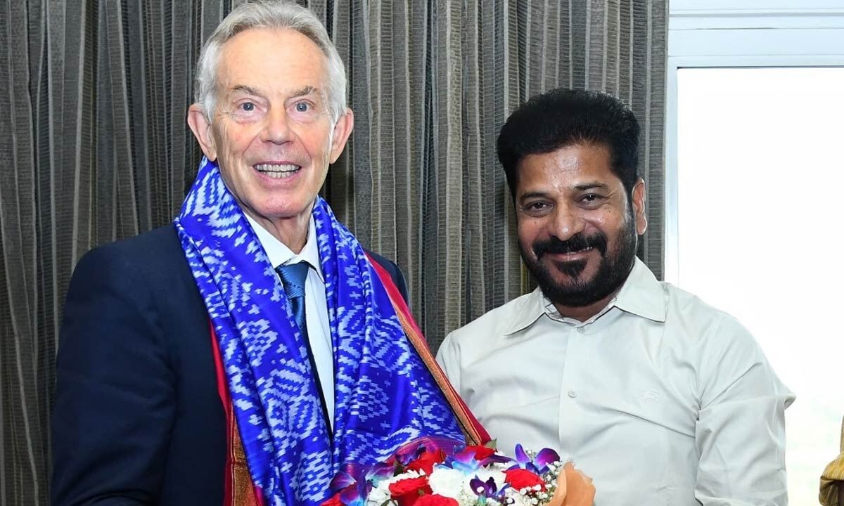 Tony Blair Lauds 'Telangana Rising 2047' Vision; Govt Signs Intent Letter with Global Policy Think Tank