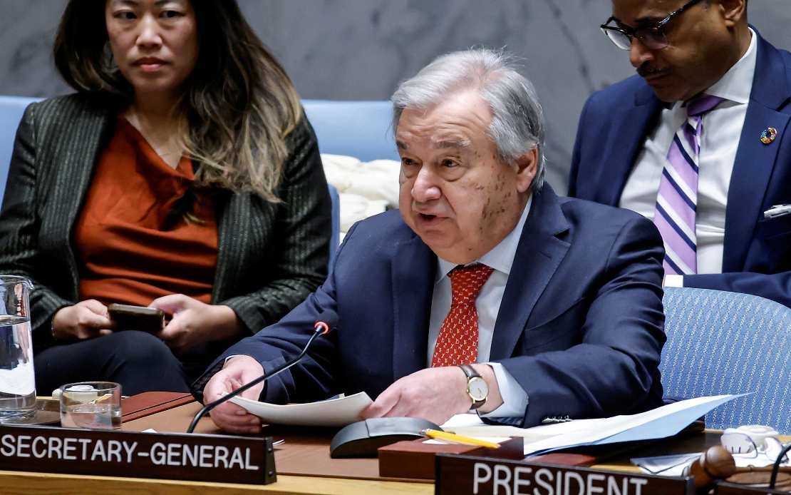UN Chief Calls For 'Halting Fighting, Return To Serious, Sustained Negotiations
