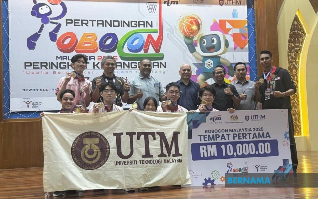 UTM A Prove mettle, Crowned Champions Of Robocon Malaysia 2025