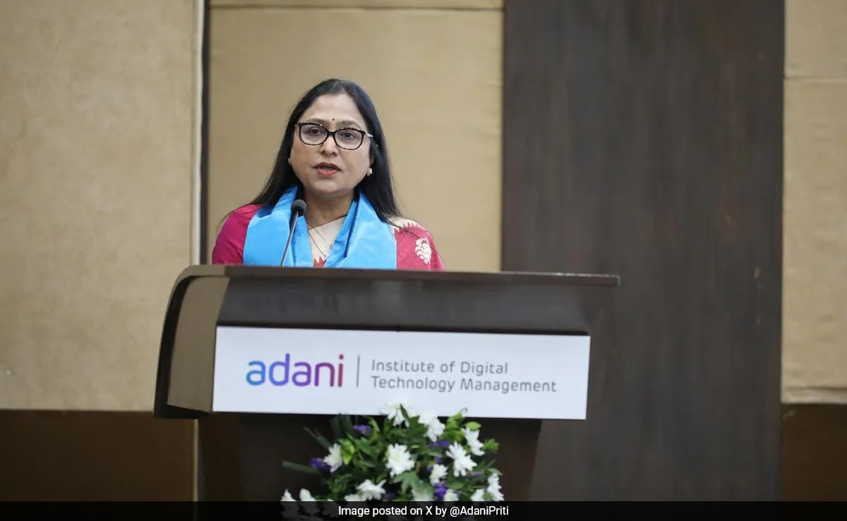 Adani Foundation Chairperson Priti Adani Conferred With Honorary Degree