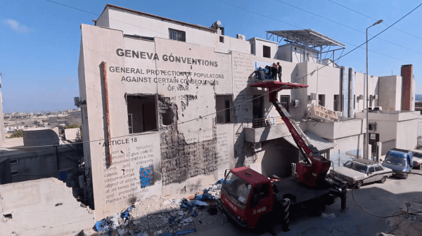 ICRC, TBWA\Raad highlight writing on the wall of bombed hospital in Lebanon