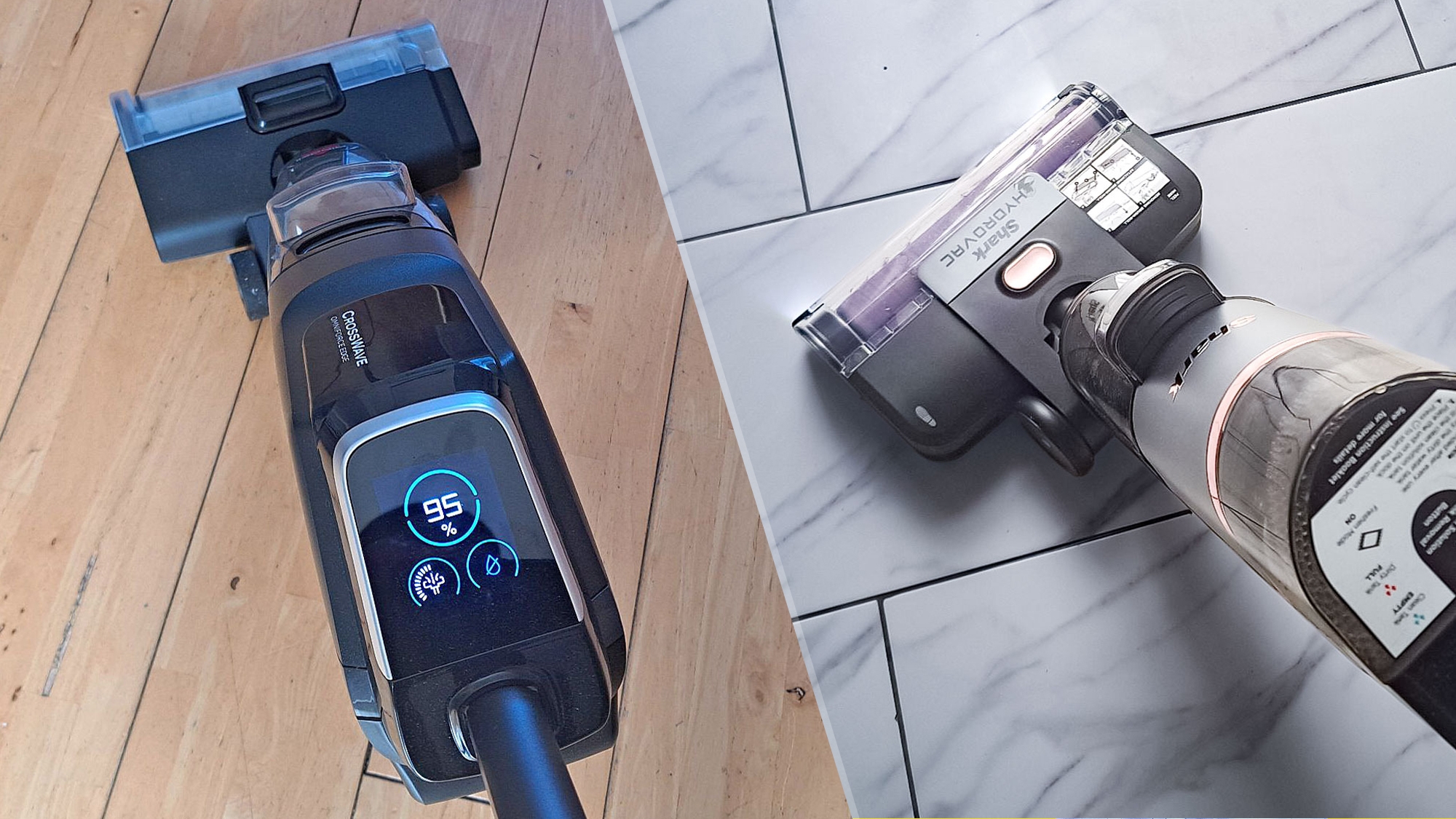 Bissell CrossWave OmniForce Edge vs. Shark HydroVac Floor Cleaner — which one wins?