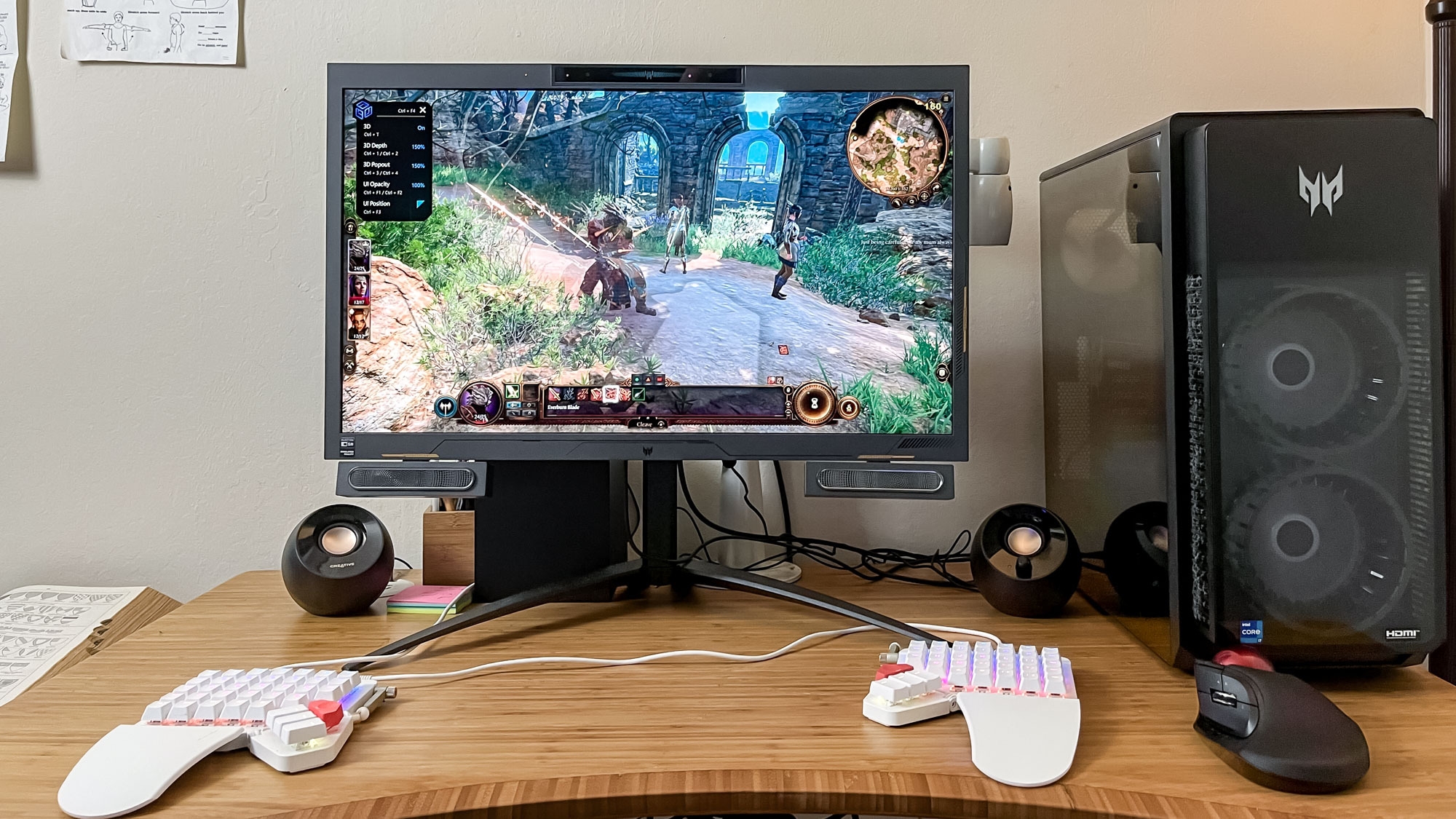 I thought glasses-free 3D gaming was a gimmick, but this monitor may change my mind