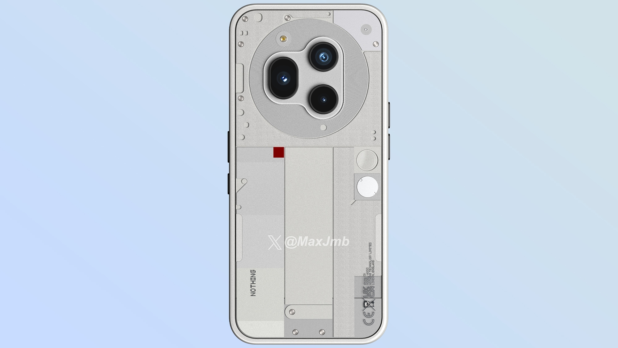 Nothing Phone 3 image leak shows us the back of the phone — and the Glyph Interface is missing