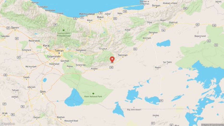 A 5.2 magnitude earthquake in northern and central Iran