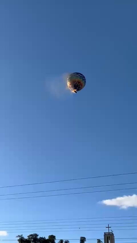 VIDEO: Joy Ride Turns Tragic: 8 Killed in Brazil Balloon Crash