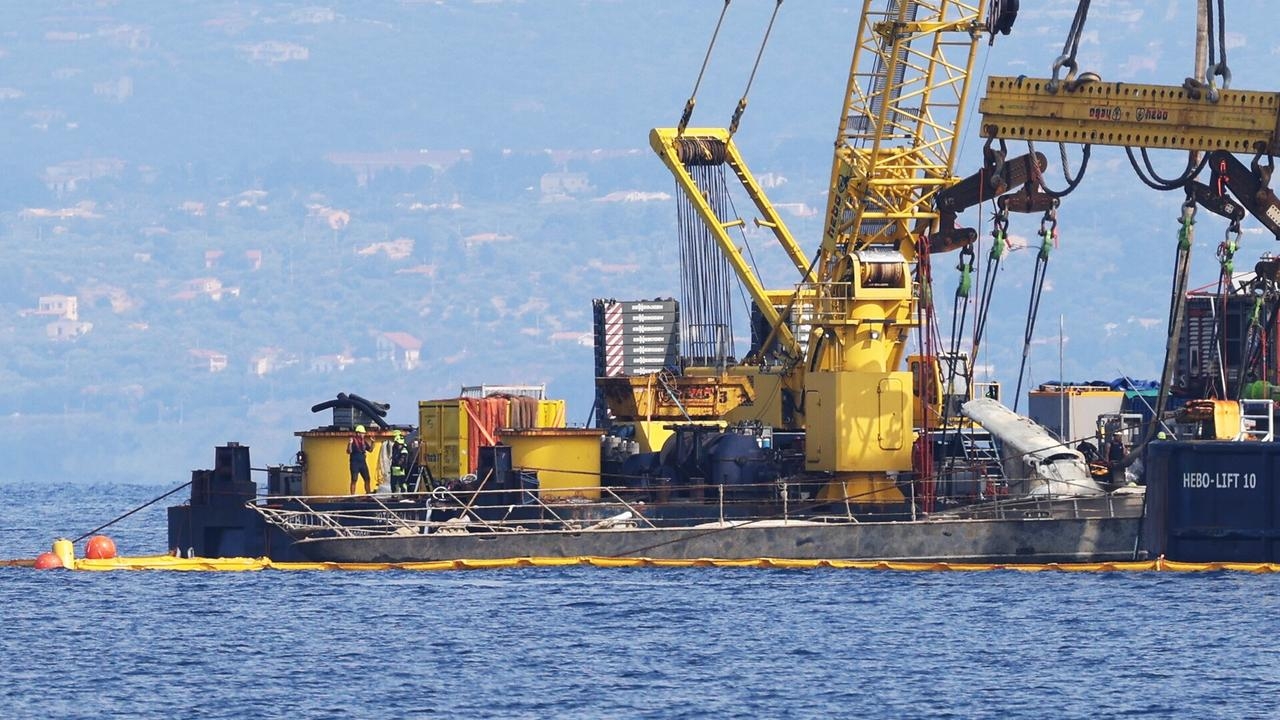 Bayesian super yacht salvaged in Malta