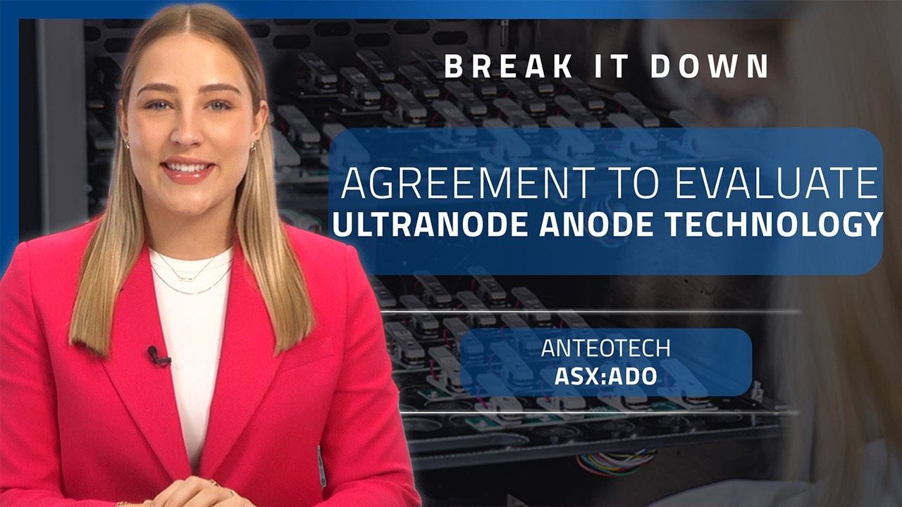 Break it Down: Battery manufacturer to evaluate AnteoTech's Ultranode