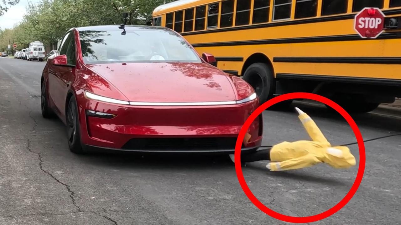 Tesla's FSD runs over child mannequin