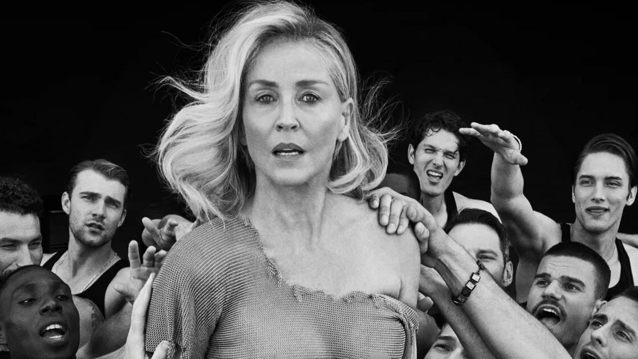 Hollywood star Sharon Stone, 67, poses topless for Vogue