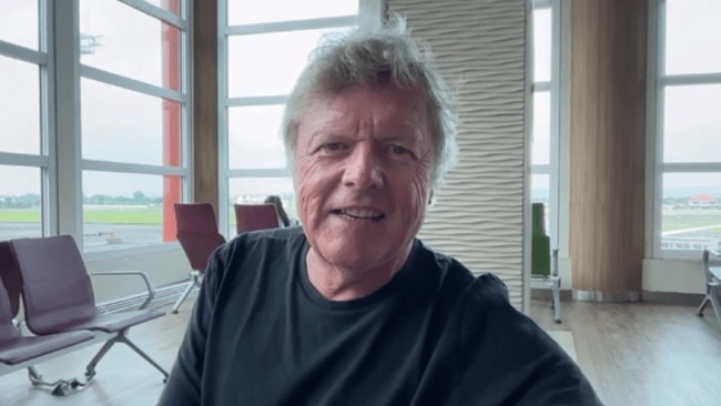 Sky News host Rowan Dean joins as a guest on his own show while stranded in Bali following volcano eruption