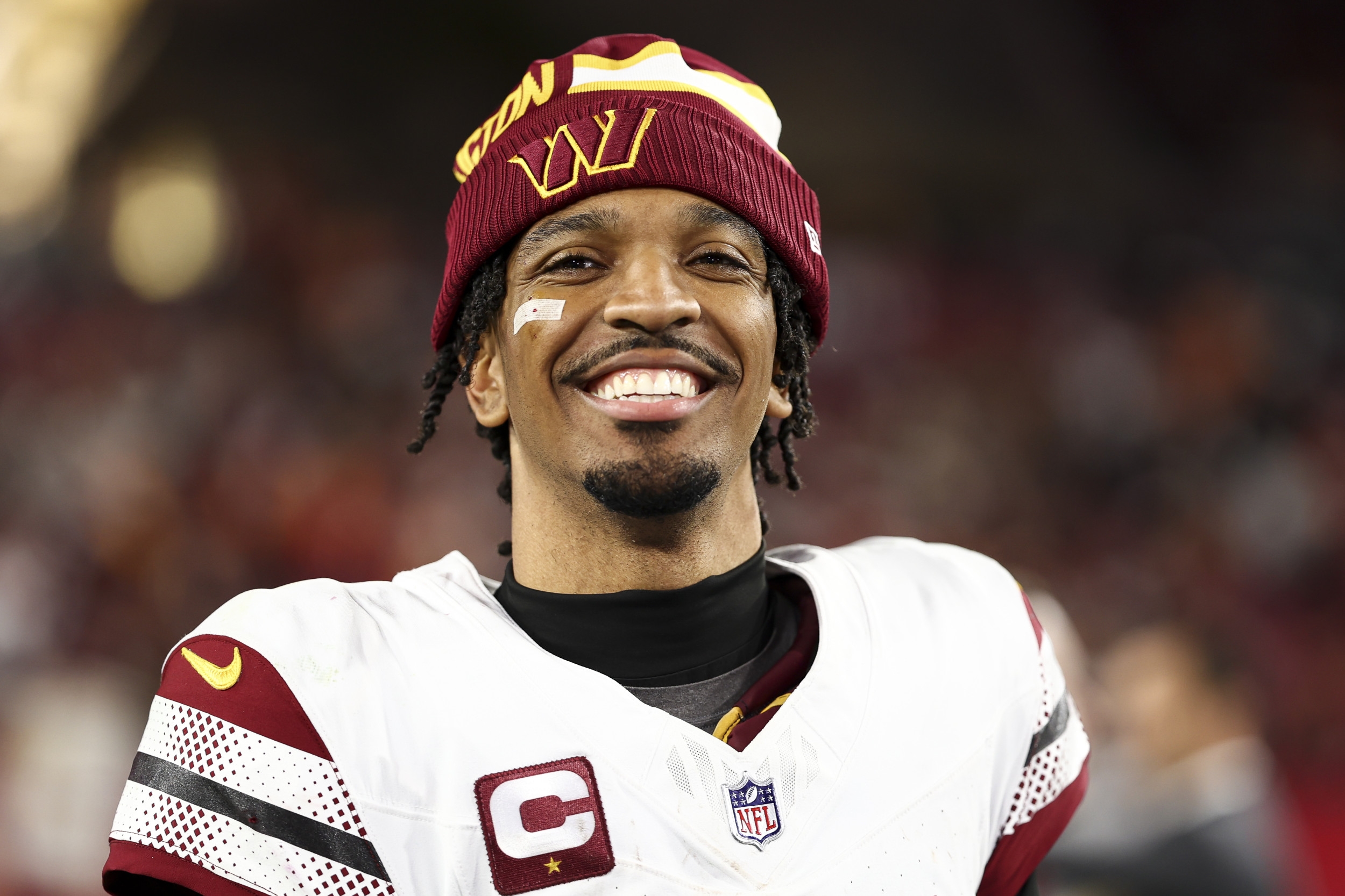 Jayden Daniels Takes Shot At Eagles Corner During Fanatics Fest