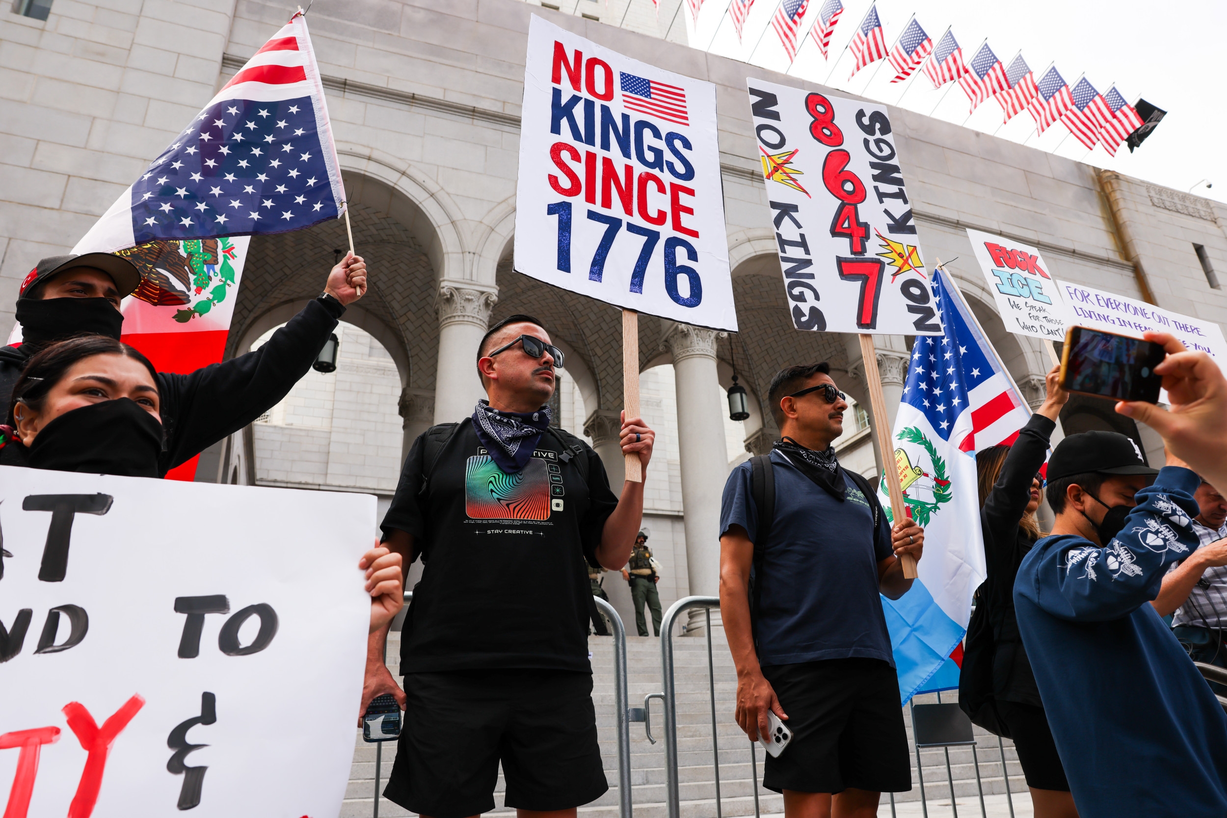 Pilot Covering 'No Kings' Protest Goes Viral With Accidental Admission