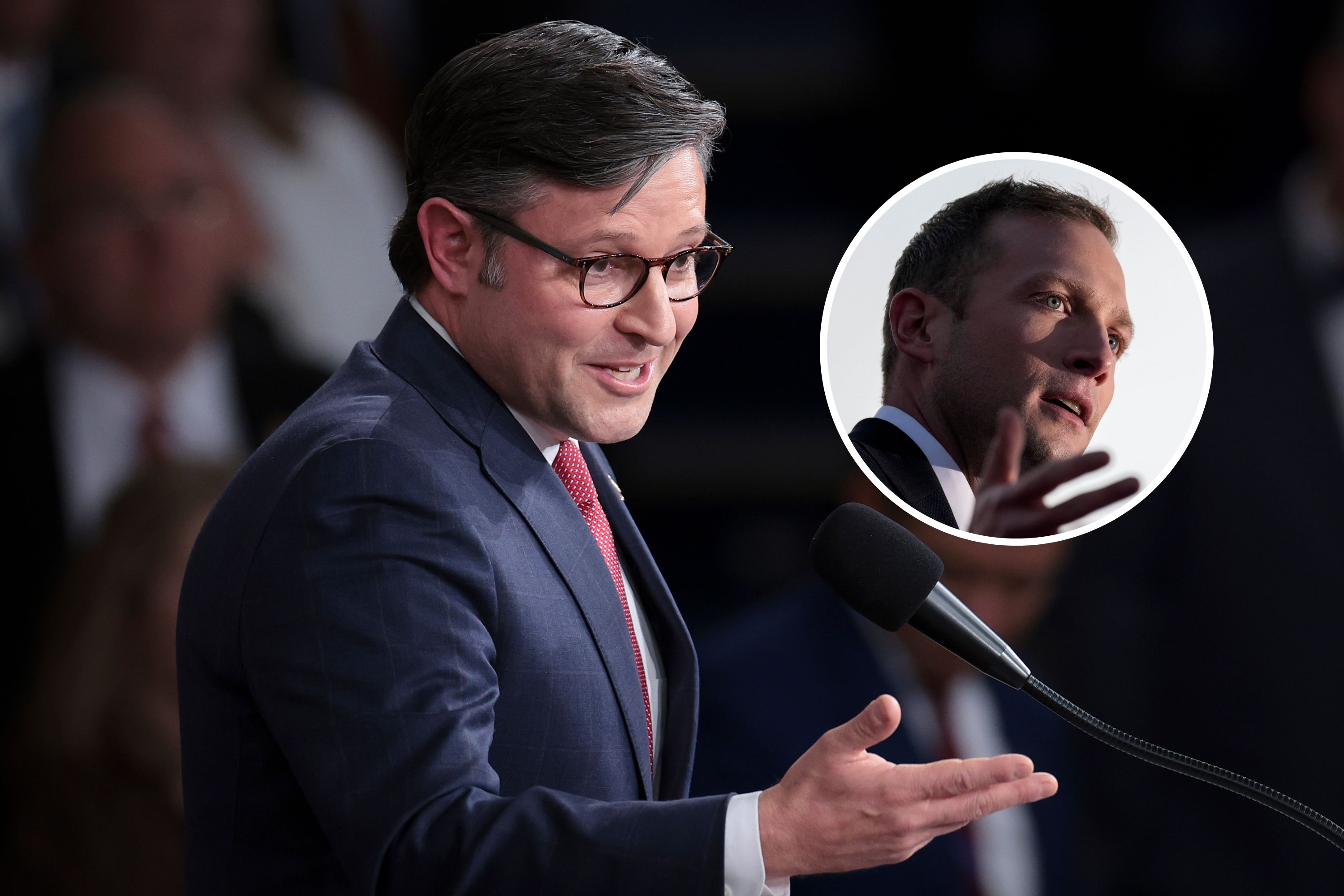 Mike Johnson Reacts After GOP Lawmaker Was 'Run Off The Road': 'Outrageous'
