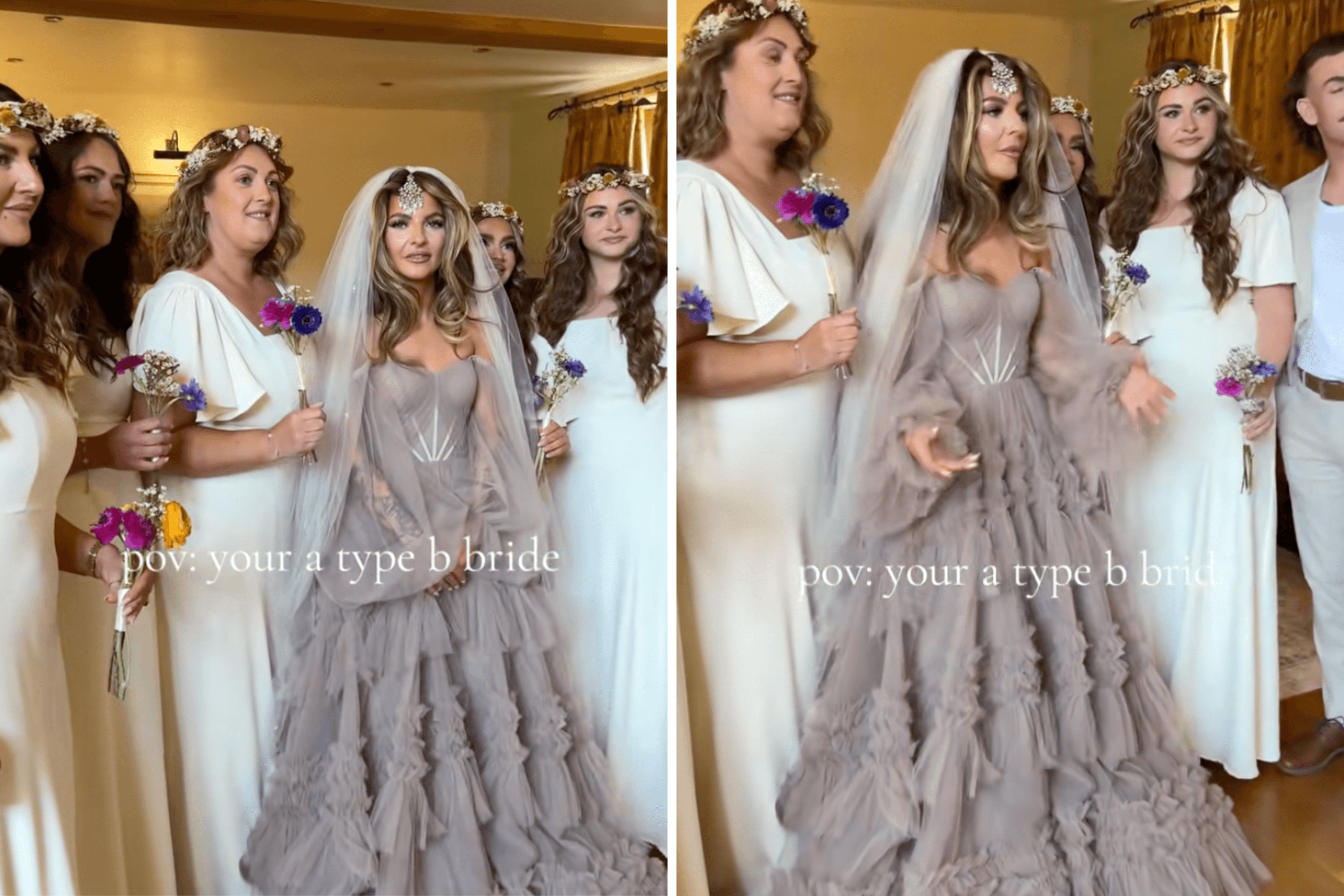 Type B Bride's Unconventional Dress Choice Stuns: 'Super Different'