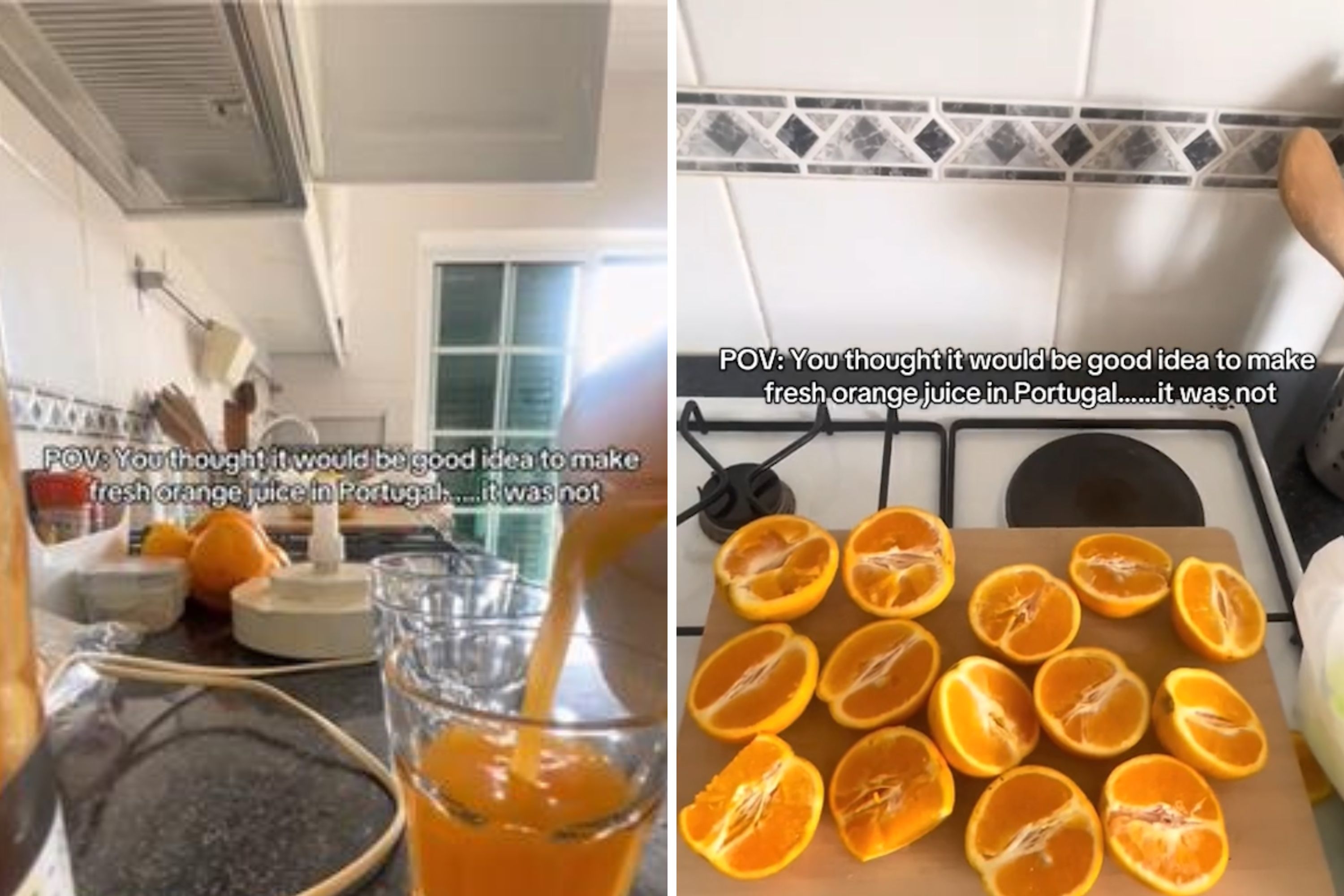 Woman on Vacation Picks Fresh Oranges for Juice—Horror at What's in Glass