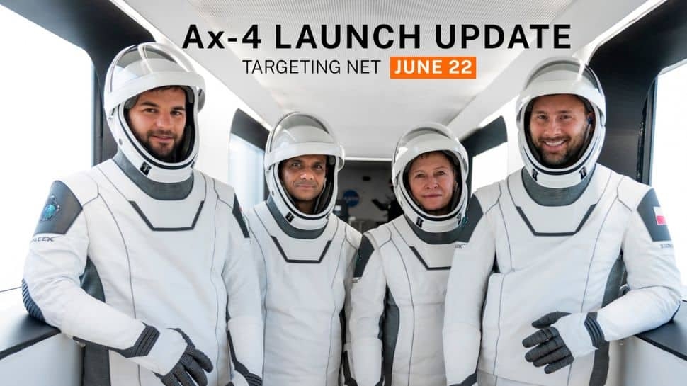 Axiom-4 Mission Rescheduled For Launch On June 22