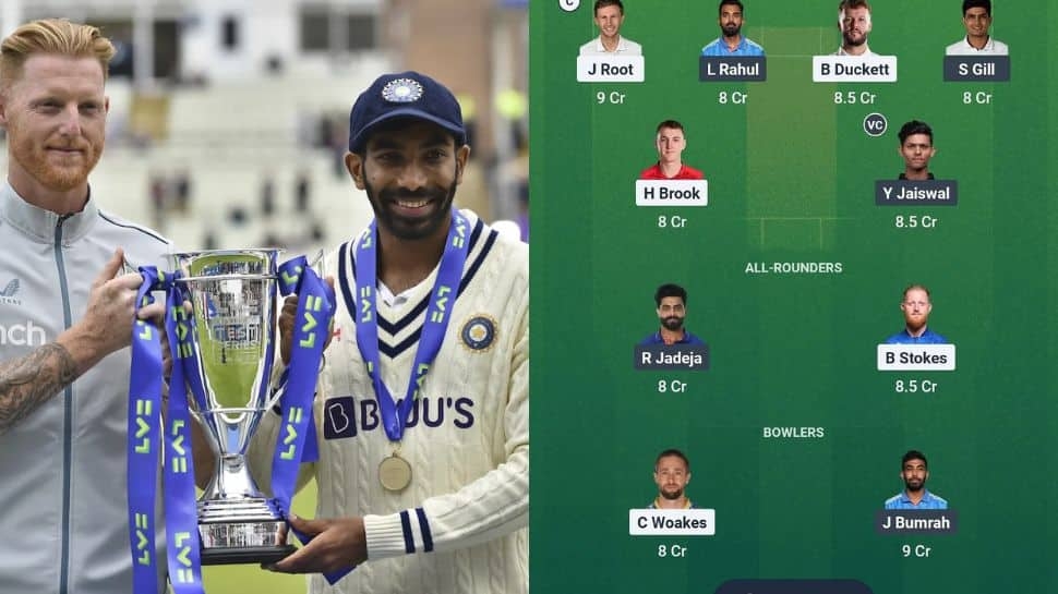 IND vs ENG 1st Test Dream11 Team Prediction: Fantasy Tips, Pitch Report, Playing 11s & Match Preview for Headingley Clash