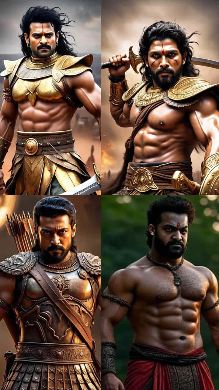 Allu Arjun To Prabhas: AI Imagines South Stars As Mahabharata Characters