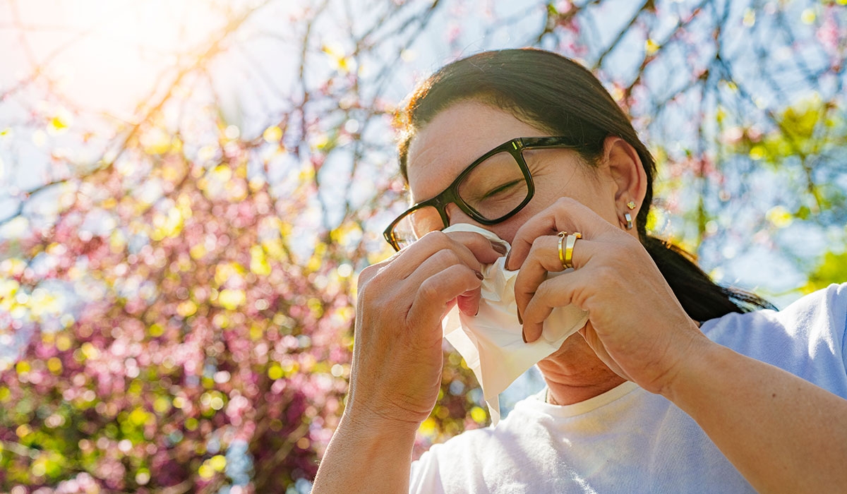 There's great drying out but not for hay fever sufferers