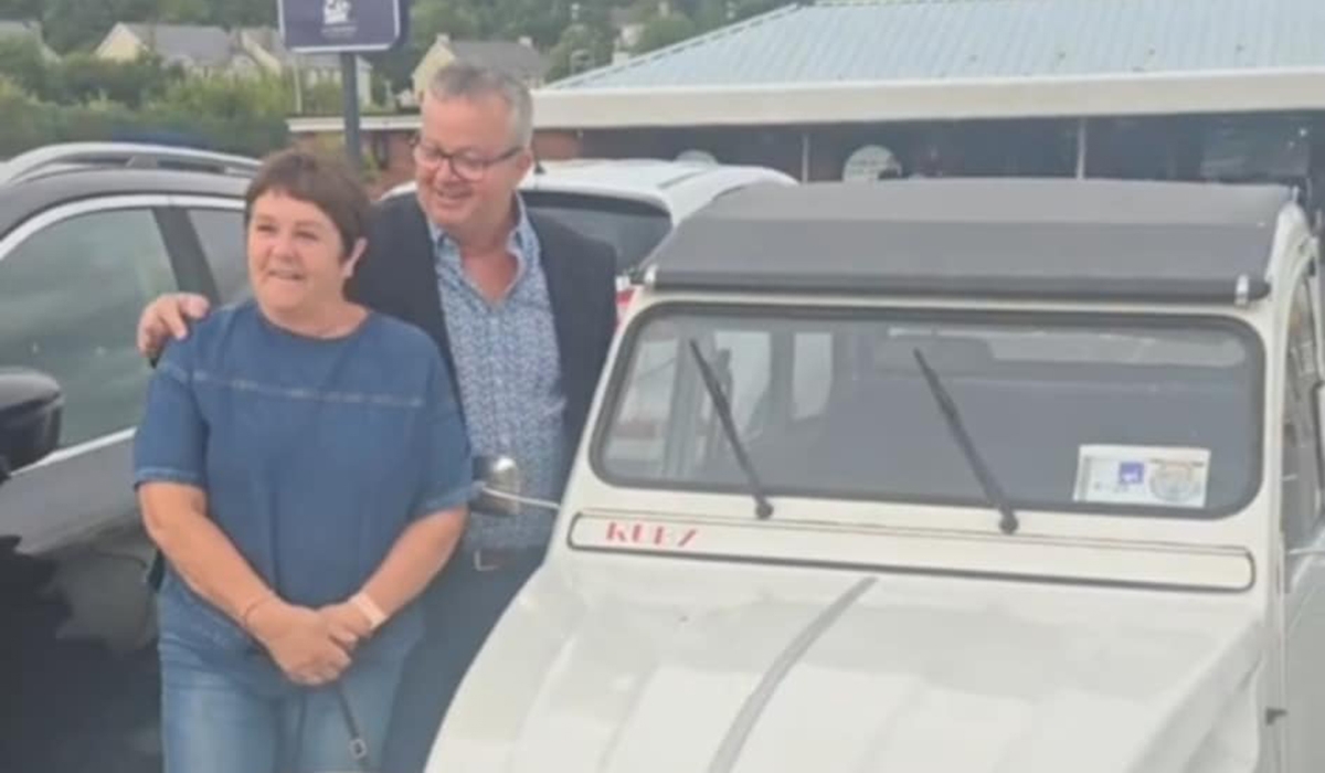 Watch: Letterkenny man sweeps wife off her feet with dream car