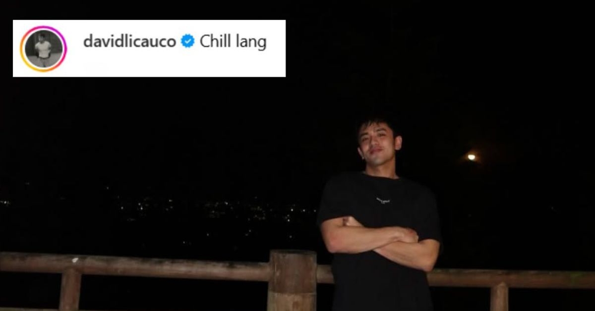 David Licauco on being single: Chill lang