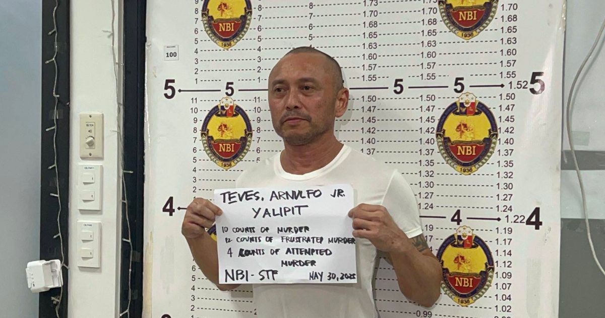 Court denies Arnie Teves' plea to stay in NBI custody, orders transfer to Camp Bagong Diwa