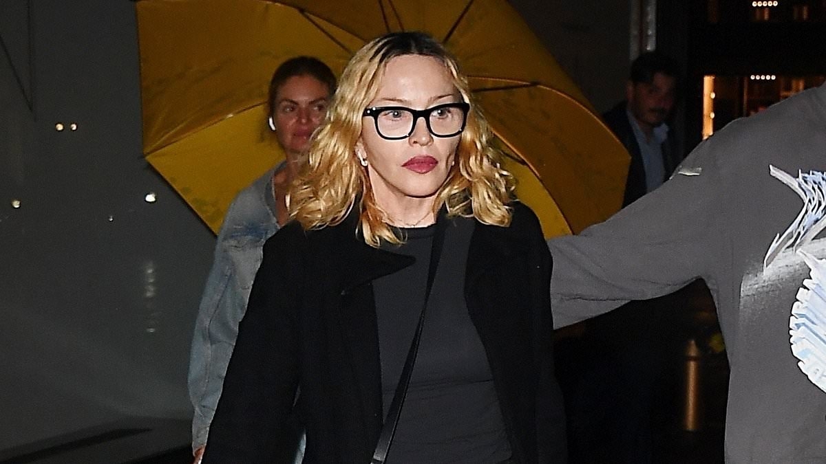 Madonna, 66, seems to have gotten rid of her 'fillers' as she has a more natural glow when leaving an art gallery