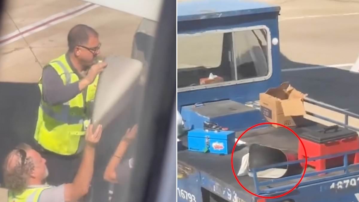 Passenger notices plane part being removed from wing before desperately alerting cabin crew