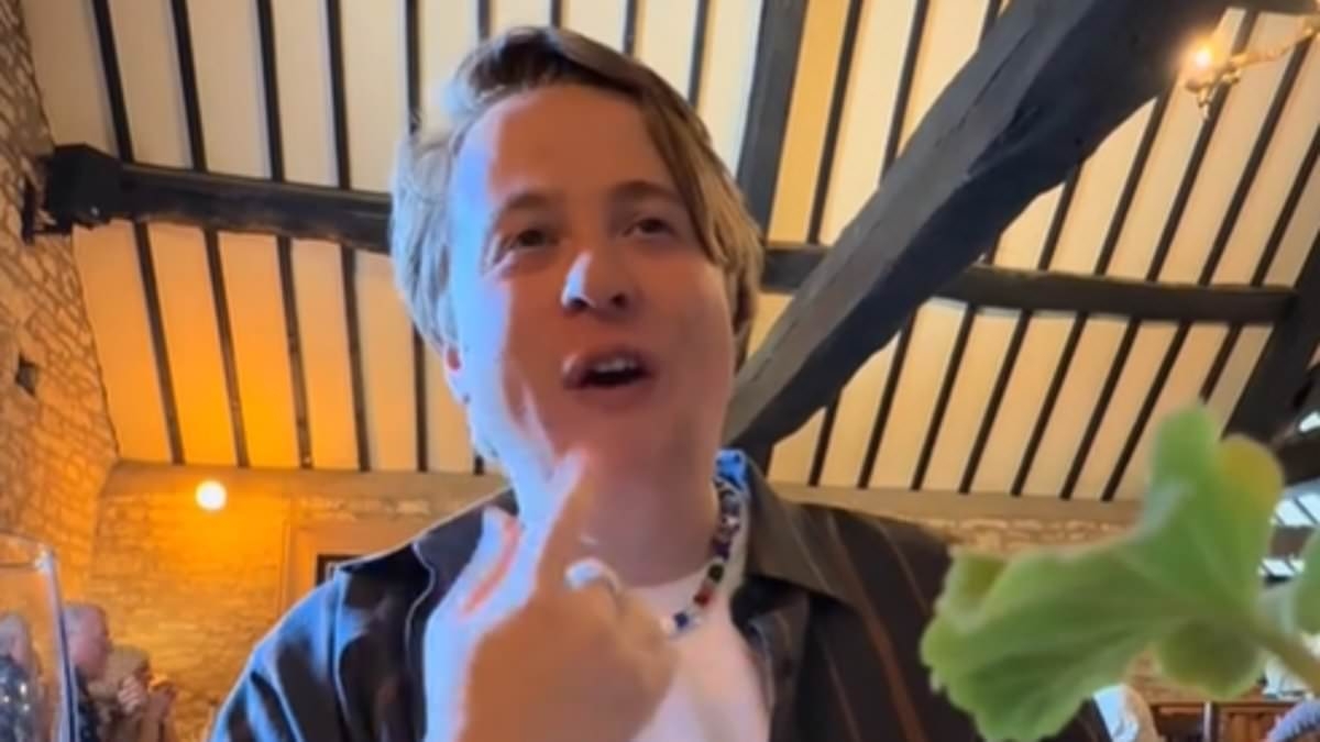 Big Brother star and food critic Henry Southan savages Jeremy Clarkson's Farmer's Dog pub as he moans about 'dry' beef and the overflow car park being 'too far away'