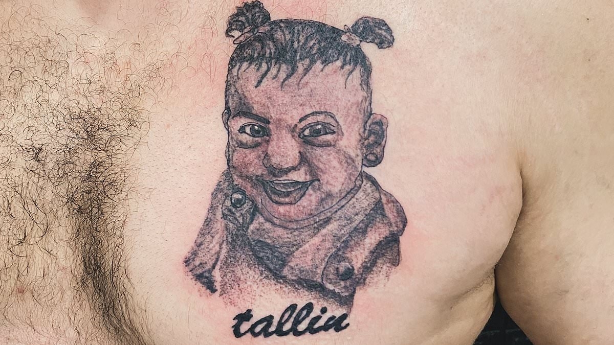 Internet shocked after tribute tattoo for young girl goes HORRIBLY wrong: 'Demon-like'