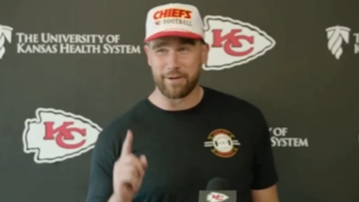 Travis Kelce hits back at dramatic weight loss reports... after insider claimed Chiefs star has lost 25 pounds