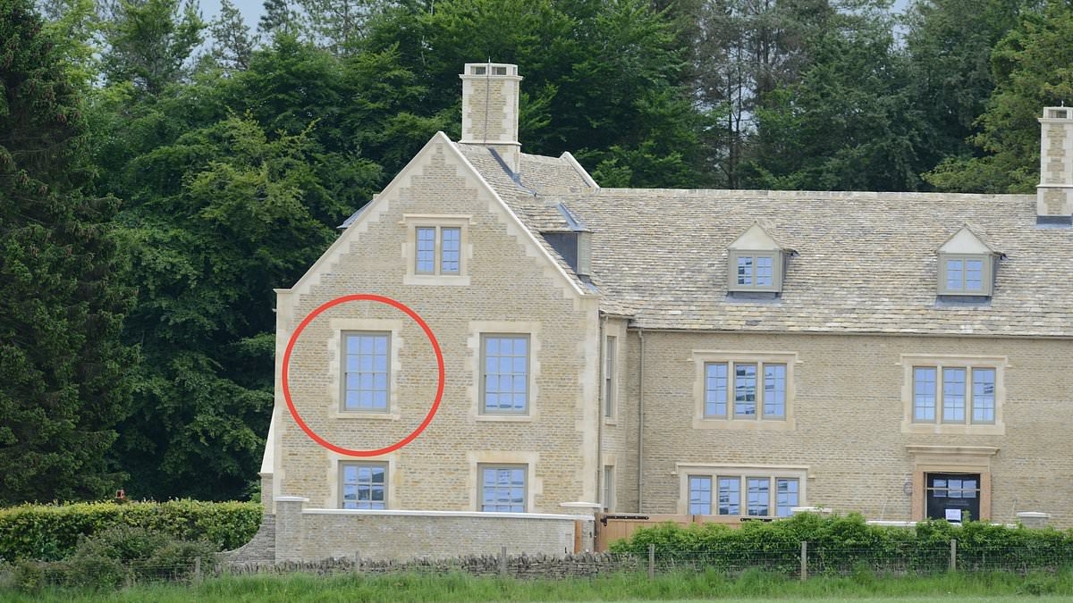 Feel TOO close to you right now? Calvin Harris installs 'privacy glass' at his £3.6m Cotswold mansion after discovering local bus passengers can see inside