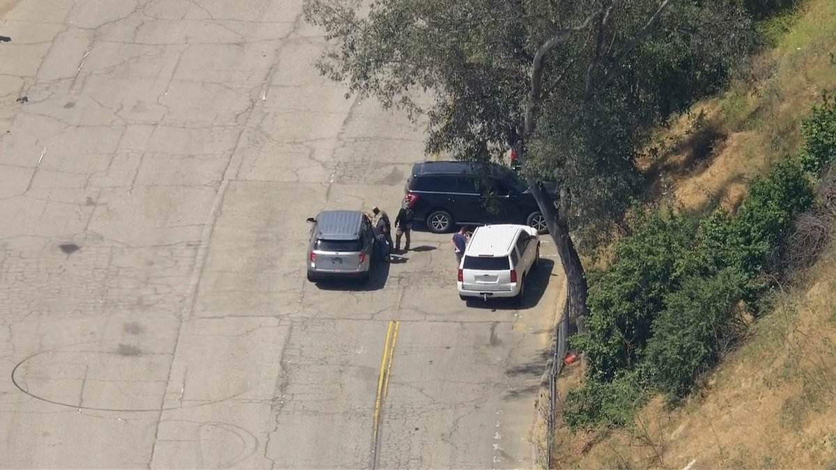 BREAKING NEWS ICE agents descend on Dodger Stadium two weeks after riots that brought LA to its knees
